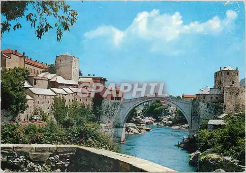 Cartes postales moderne Mostar Vieux pont