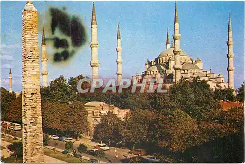 Moderne Karte La mosque et la place du Sultan Ahmet