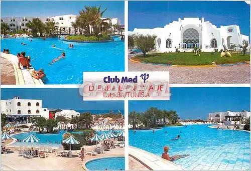 Moderne Karte Club Med Djerba la nomade Tunisia