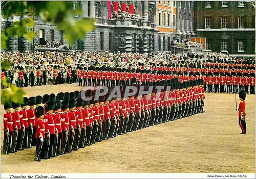 Moderne Karte Trooping The Colour London