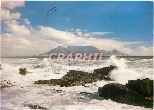 Moderne Karte The Gateway to South Africa Table Mountain From Blouberg Strand