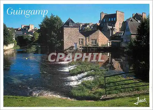 Cartes postales moderne Guigamp Reflets sur les rives du Trieux