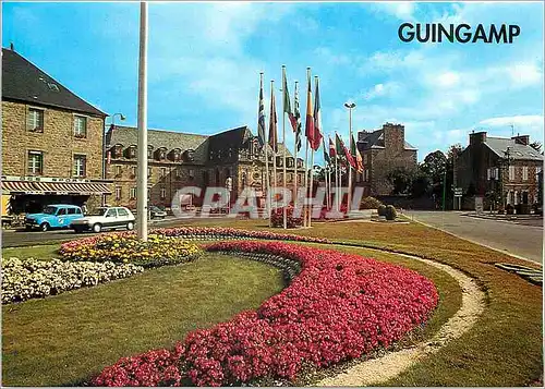Moderne Karte Guingamp (Cote d'Armor) Cite Fleurie