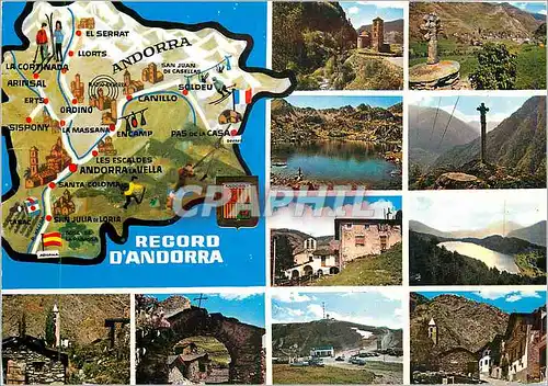 Cartes postales moderne Vues de Canillo et Fencamp