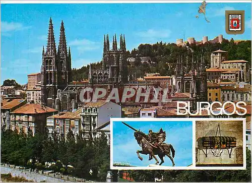 Cartes postales moderne Burgos la Cathedral