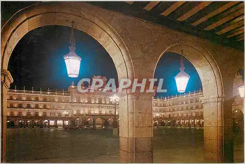 Cartes postales moderne Salamanca Plaza Mayor Vista nocturna