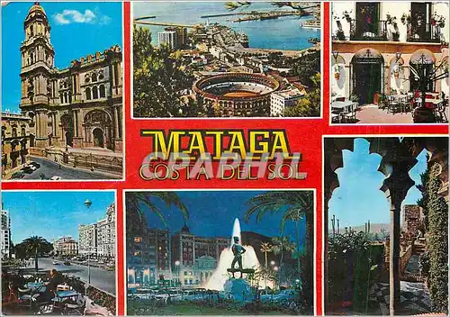 Cartes postales moderne Malaga Vistas Varias