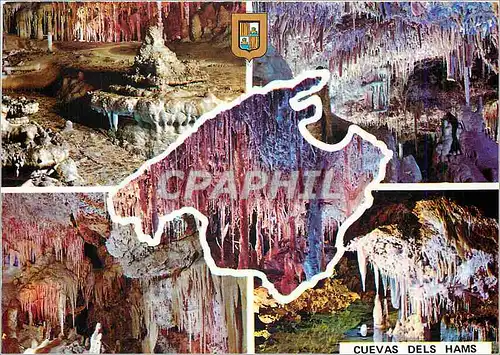 Cartes postales moderne Mallorca Porto Cristo (Manacot) Cuevas del Hams Valle de Las DeliciasS