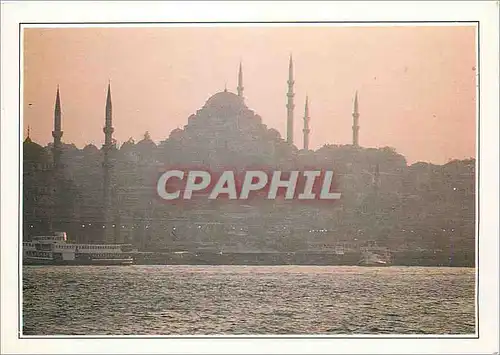 Moderne Karte Istanbul Mosquee Suleymaniye