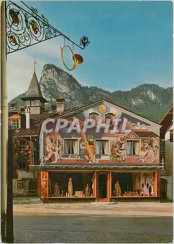 Cartes postales moderne Oberammergau Haus Heizeller