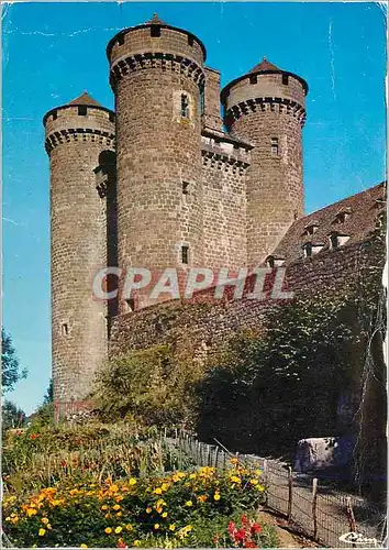 Moderne Karte Le Chateau d'Anjony XVe s (Cantal) Le donjon (XVe s)