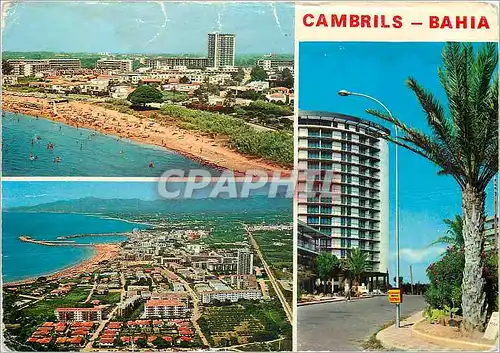 Cartes postales moderne Costa Dorada Tarragona Cambrlils Vue generale et Plage