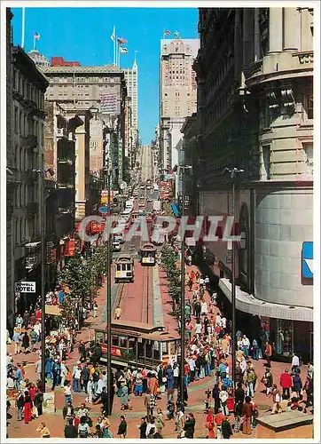 Cartes postales moderne San Francisco Cable Car at the Turntable