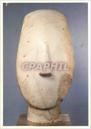 Cartes postales moderne Tete feminine dite d'Amorgos Art cycladique 2700 2400 av j c