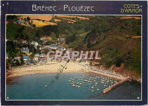 Cartes postales moderne Brehec Plouezec (Cotes d'Armor) Le port et la Plage