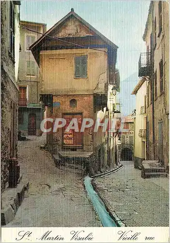 Cartes postales moderne Saint Martin Vesubie Alpes Maritimes Alt 1000 m vieilles maison et vieilles rues