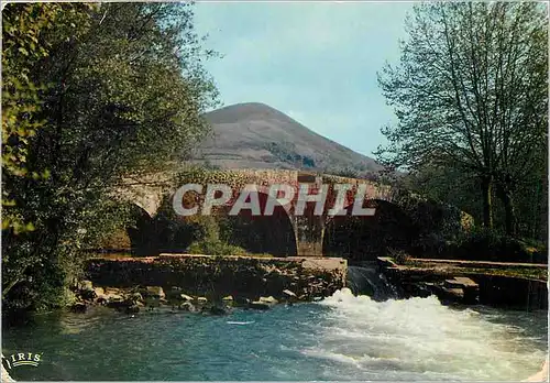 Cartes postales moderne Pays Basque Le pont romain d'Ascain  sur la Nivelle