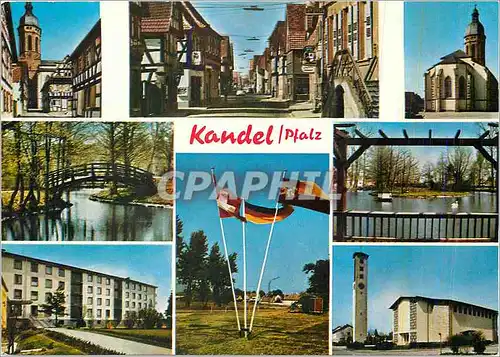 Moderne Karte Kandel sur Pfalz