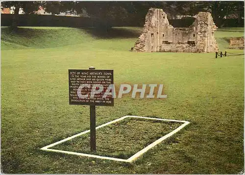 Cartes postales moderne Site of King Arthur's Tomb Glastonbury Abbey Somerset