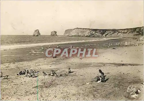 Moderne Karte Hendaye Plage (B P) La Plage et les deux Jumeaux