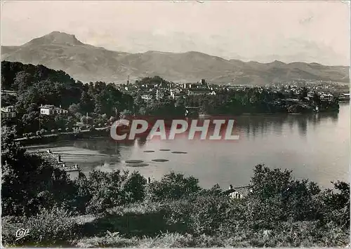 Cartes postales moderne Hendaye Frontiere Franco Espagnol vue generale et les trois Couronnes