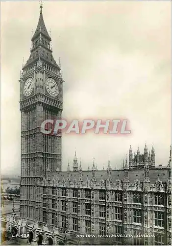 Moderne Karte London Big Ben Westminster