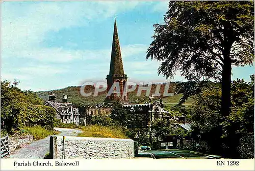 Moderne Karte Parish Church Bakewell