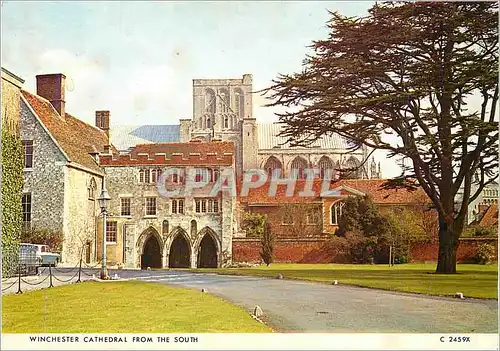 Moderne Karte Winchester Cathedral From the South