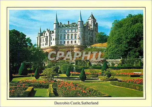 Moderne Karte Dunrobin Castle Sutherland