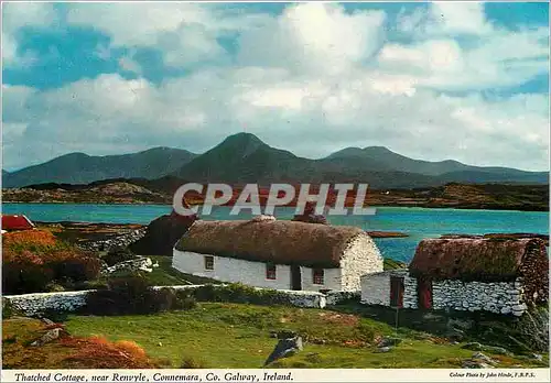 Moderne Karte Thatched Cottage near Renvyle Connemara Co Galway Ireland