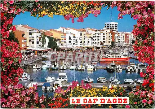 Moderne Karte En Parcourant La Cote Mediterraneenne Le Cap D'Agde (Herault)