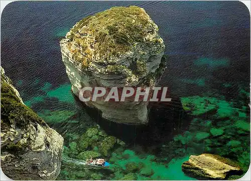 Cartes postales moderne Panorama de la Corse Bonifacio Cerne par les eaux transparentes