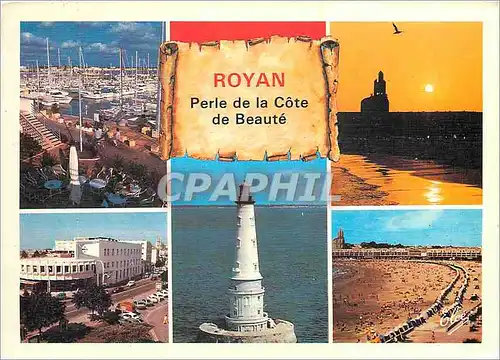 Moderne Karte Royan Perle de la Cote de Beaute