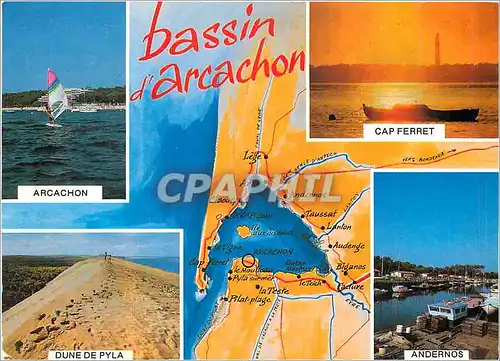 Cartes postales moderne Aquitaine Ambiance et Reflets du Bassin d'Arcachon