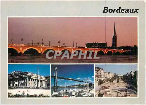 Cartes postales moderne Bordeaux (Gironde) Pont Saint Pierre Theatre