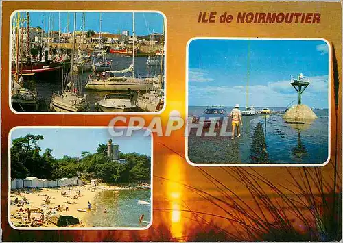 Cartes postales moderne La Vendee Touristique Ile de Noirmoutier L'Herbaudiere le Gois la Plage de l'Anse Rouge
