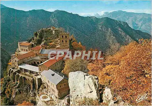 Cartes postales moderne Au Pays Catalan L'Abbaye Saint Martin du Canigou fONDEE AU XIe S