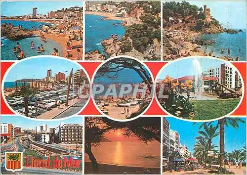 Cartes postales moderne Costa Brava Loret de Mar