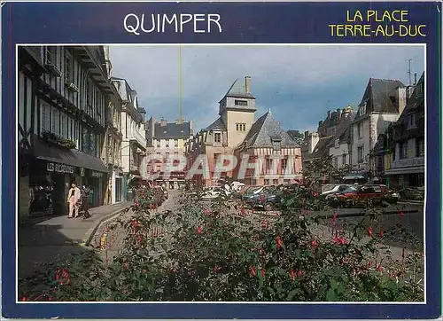 Cartes postales moderne Quimper La Place Terre au DUc