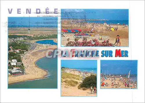 Cartes postales moderne La Cote de Lumiere La Tranche sur Mer (Vendee) Vue aerienne Front de Mer