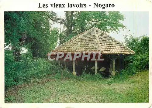 Moderne Karte Les Vieux lavoirs Nogaro en Armagnac le lavoir du Bouit