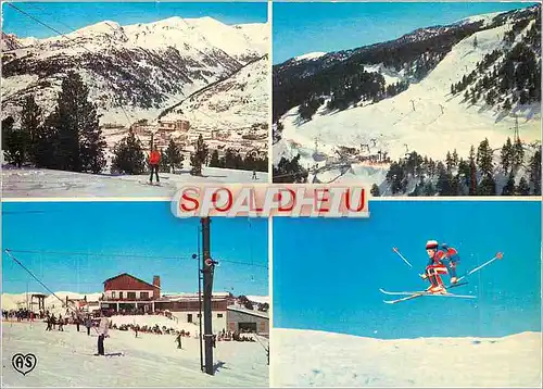 Cartes postales moderne Andorra l'Hiver Soldeu Estacio d'esports d'hivern(alt 1825 m) Station de sports d'hiver