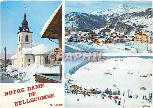 Moderne Karte Notre Dame de Bellecombe Savoie
