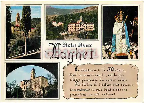 Cartes postales moderne Notre Dame de Laghet (Alpes Mmes)