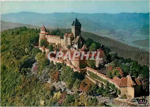 Moderne Karte Le Chateau du Haut Koenigsbourg (alt 755 )