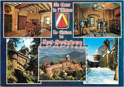 Cartes postales moderne Le Chateau du Haut Koenigsbourg (alt 755 ) (Bas Rhin)