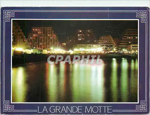 Moderne Karte La Grande Motte (Herault) Reflets sur la Plage des epis