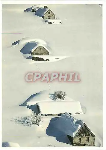 Cartes postales moderne Pyrenees les Granges de Piets