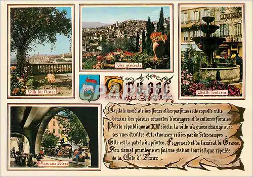 Cartes postales moderne Paysages de France Grasse Alpes Mmes