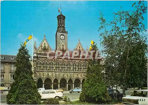 Moderne Karte Saint Quetin (aisne) Picardie (France) l'Hotel de Ville